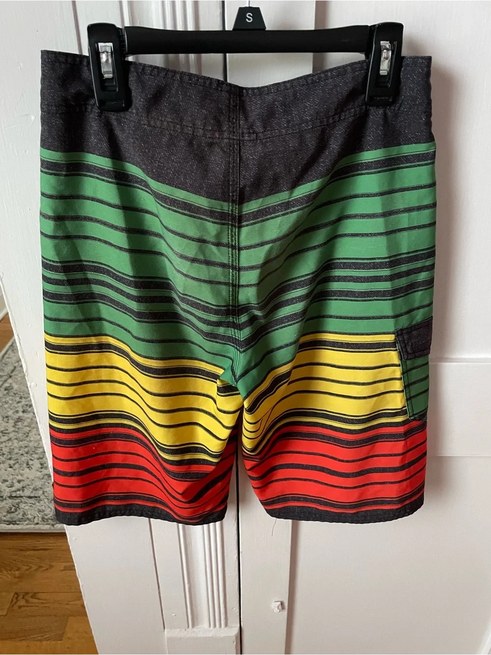 3 pair boys swimming trunks, 1 boys board short